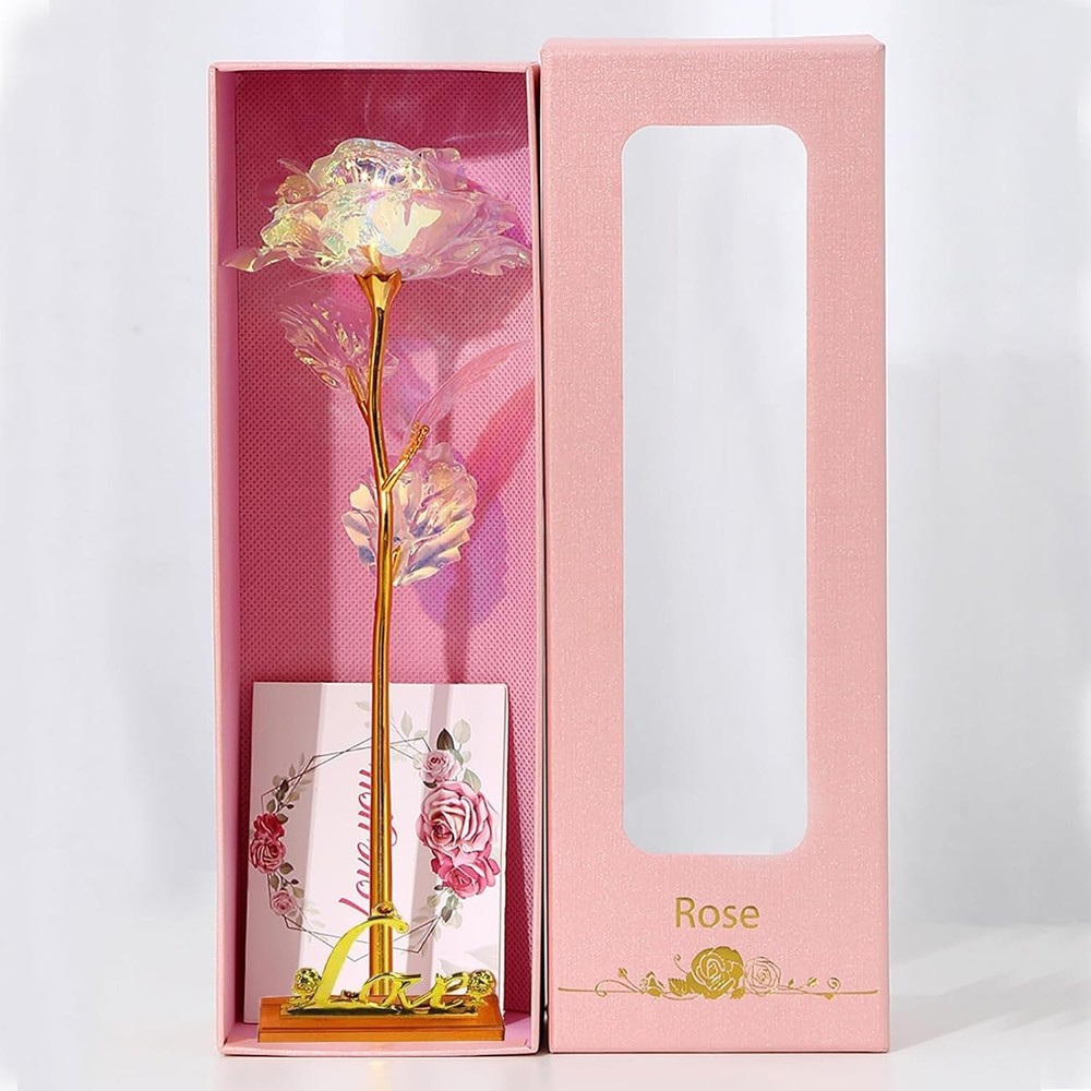 Gflass Forever Rose Gifts for Women,Mothers Day Flowers Gifts for Mom,Valentines