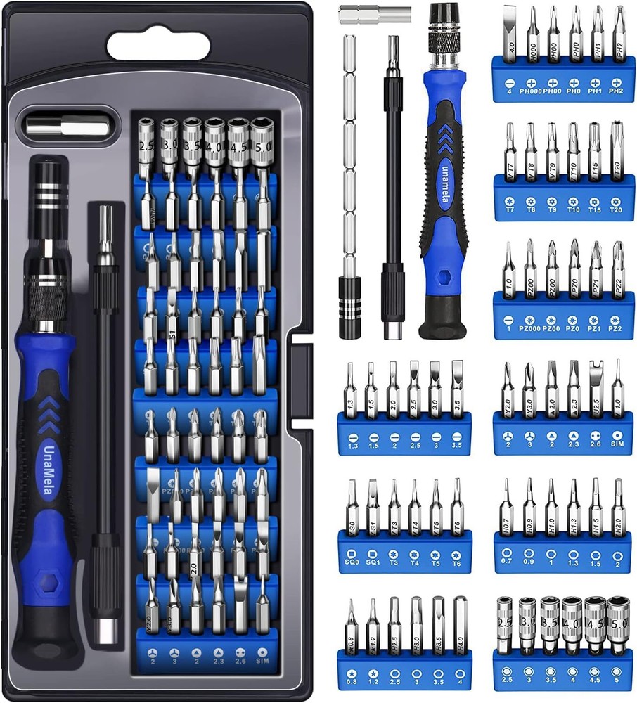 61-in-1 Precision Magnetic Screwdriver Set for Electronics Repair