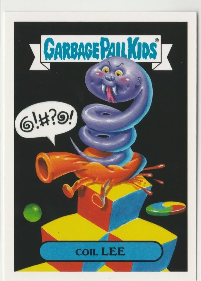 Coil Lee #3a Garbage Pail Kids GPK 2018 We Hate the 80s Trading Card