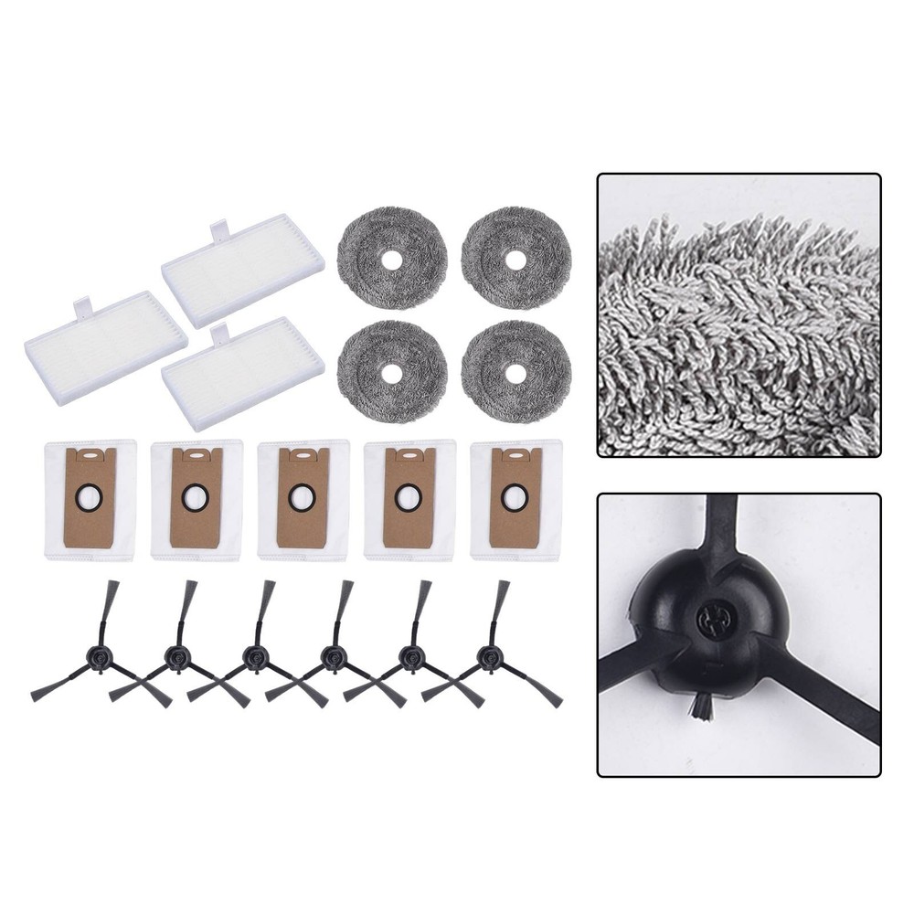 Vacuum Spare Parts Filter Mop Cloth Easy Installation Effective Cleaning