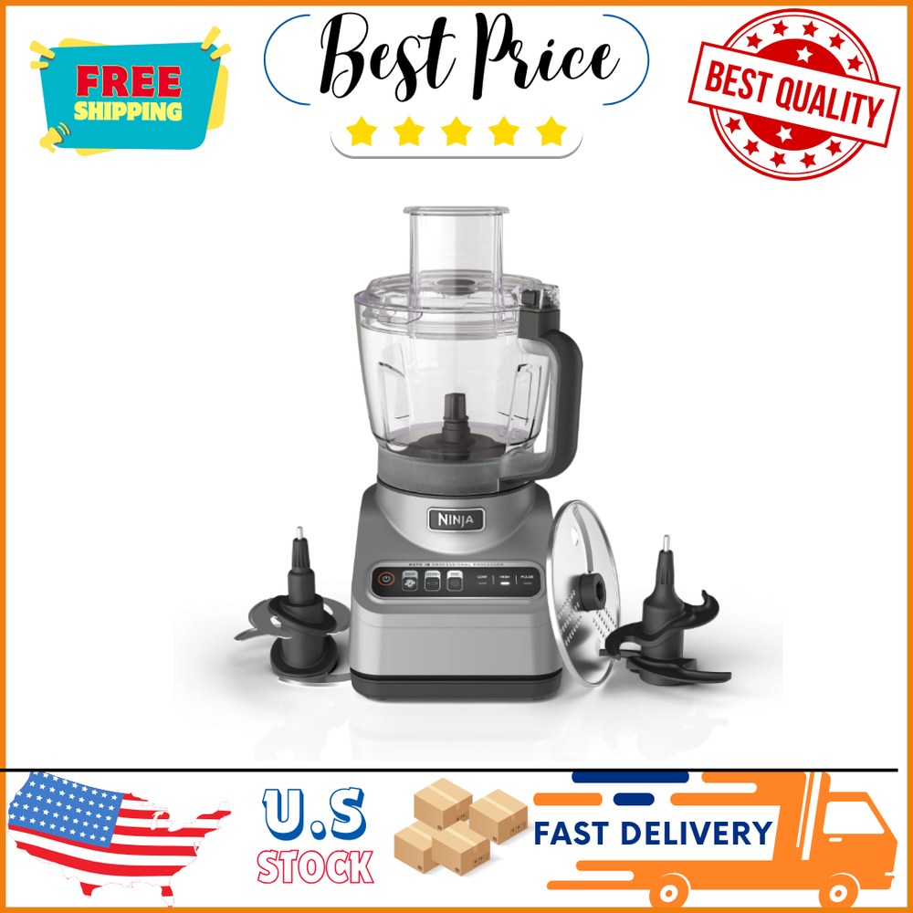 Ninja Professional 9-Cup Food Processor with Auto-iQ Preset Programs