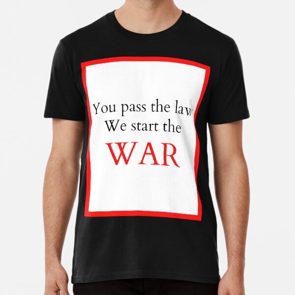 Justice Premium Politic Law Made in USA Graphic T-Shirt S-5XL