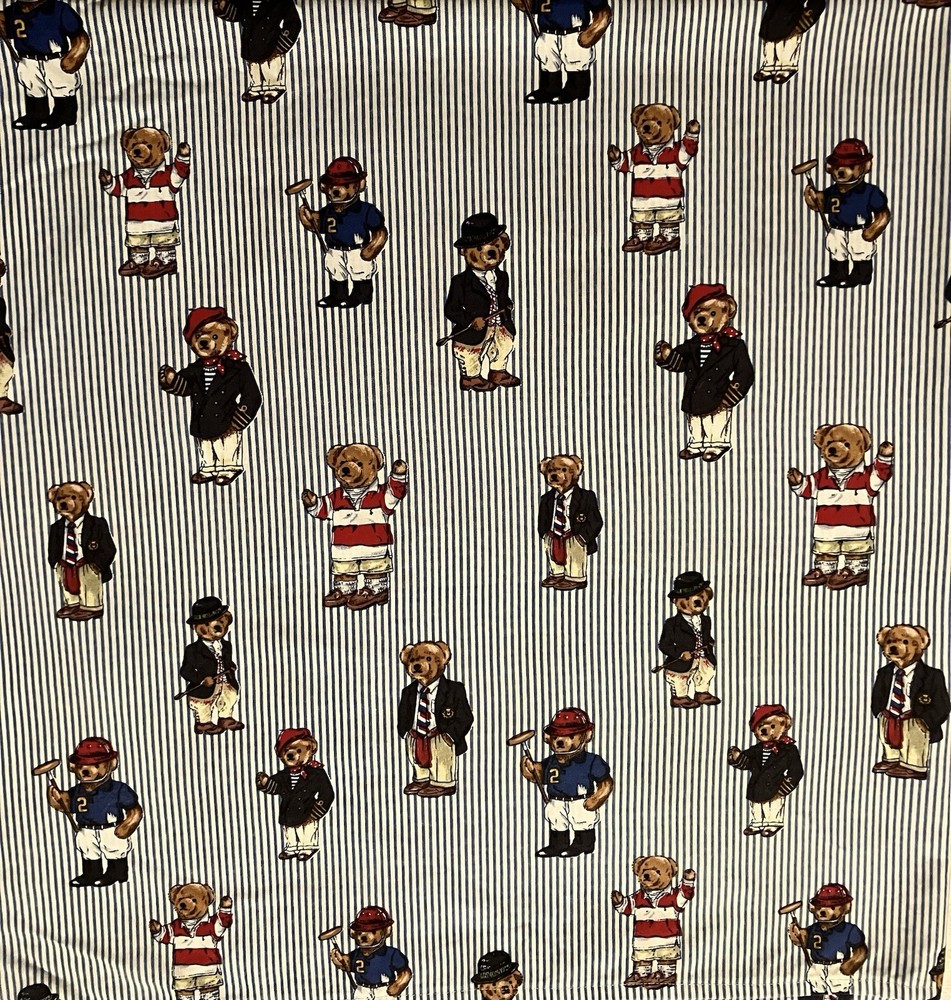 Ralph Lauren Polo Bear Fabric, 48”x50”