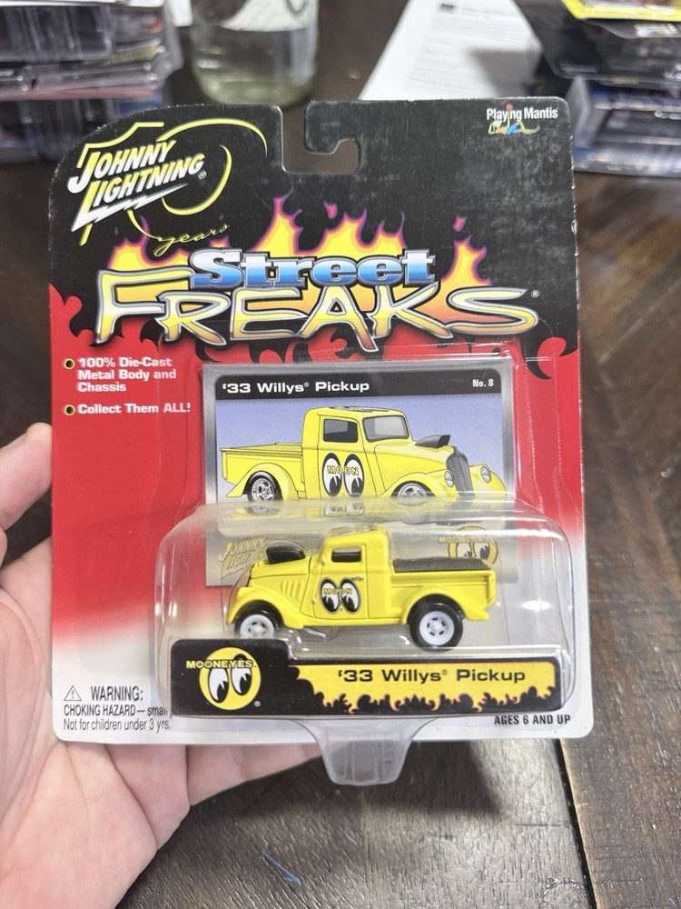 ‘33  Willys PickupJohnny Lightning Street Freaks Zingers Mooneyes White Lightnin