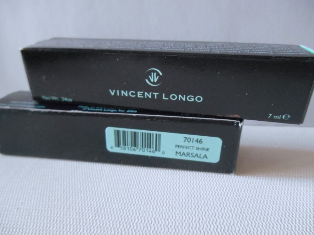Lot of 2 Vincent Longo #70146 Perfect Shine Lip Gloss - Shade:  Marsala