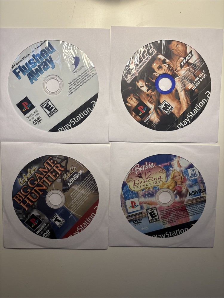 Lot of 4 Sony PlayStation 2 PS2 Games