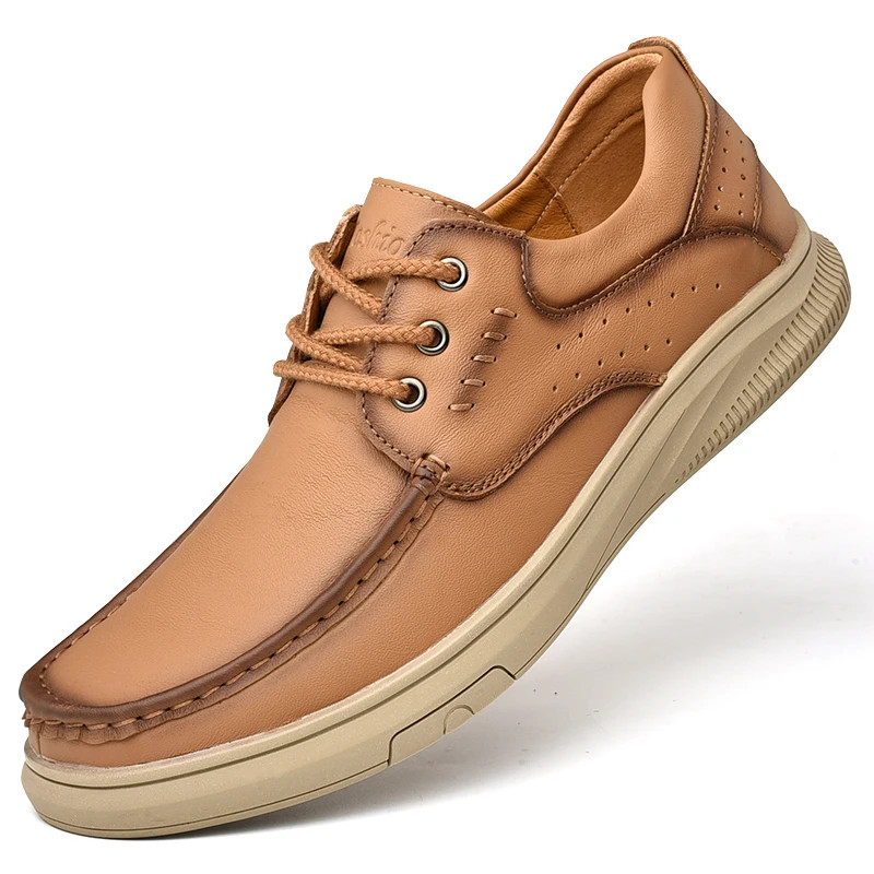 men's lace up Handmade Working Comfortable Office Shoes Leather Dress Shoes