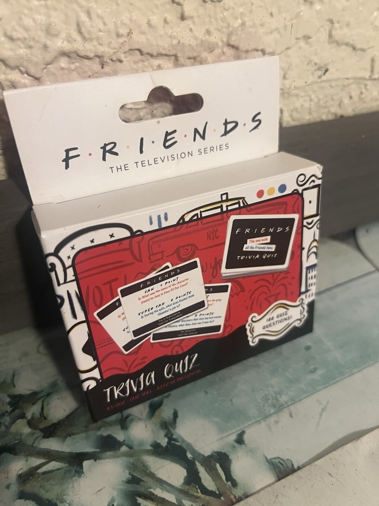 Friends TV Show Trivia Game Card Set for Ultimate Fans  