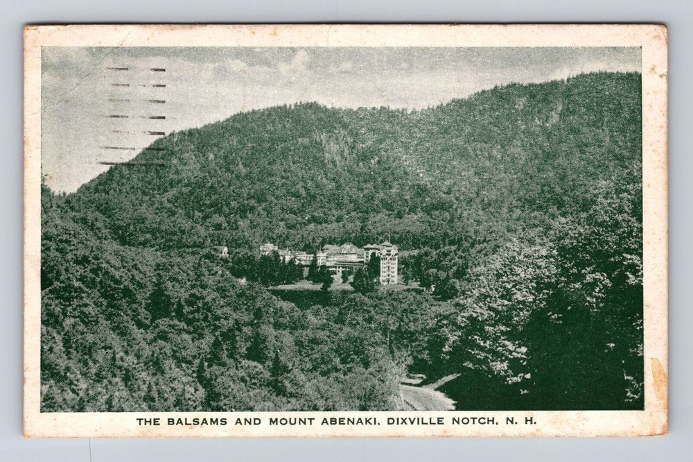 Dixville Notch NH-New Hampshire, The Balsams, Abenaki, Vintage c1936 Postcard