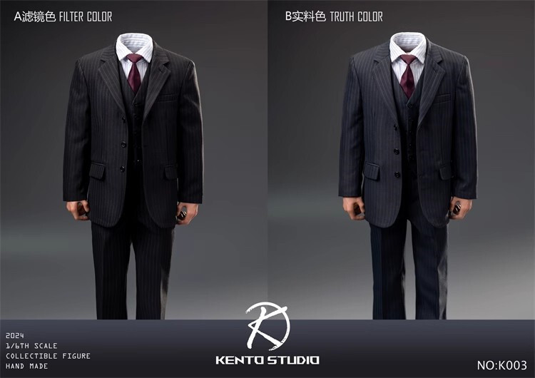 1/6 Scale Batman Suit Clothing Set by Kento Studio K003 - No Figure Body