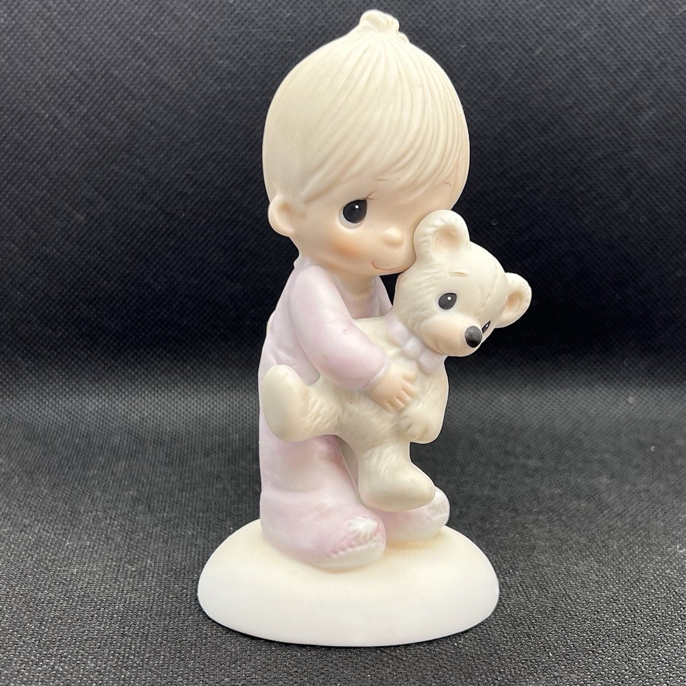Precious Moments Vintage 1978 Jesus Loves Me Jonathan David Figurine E1372B