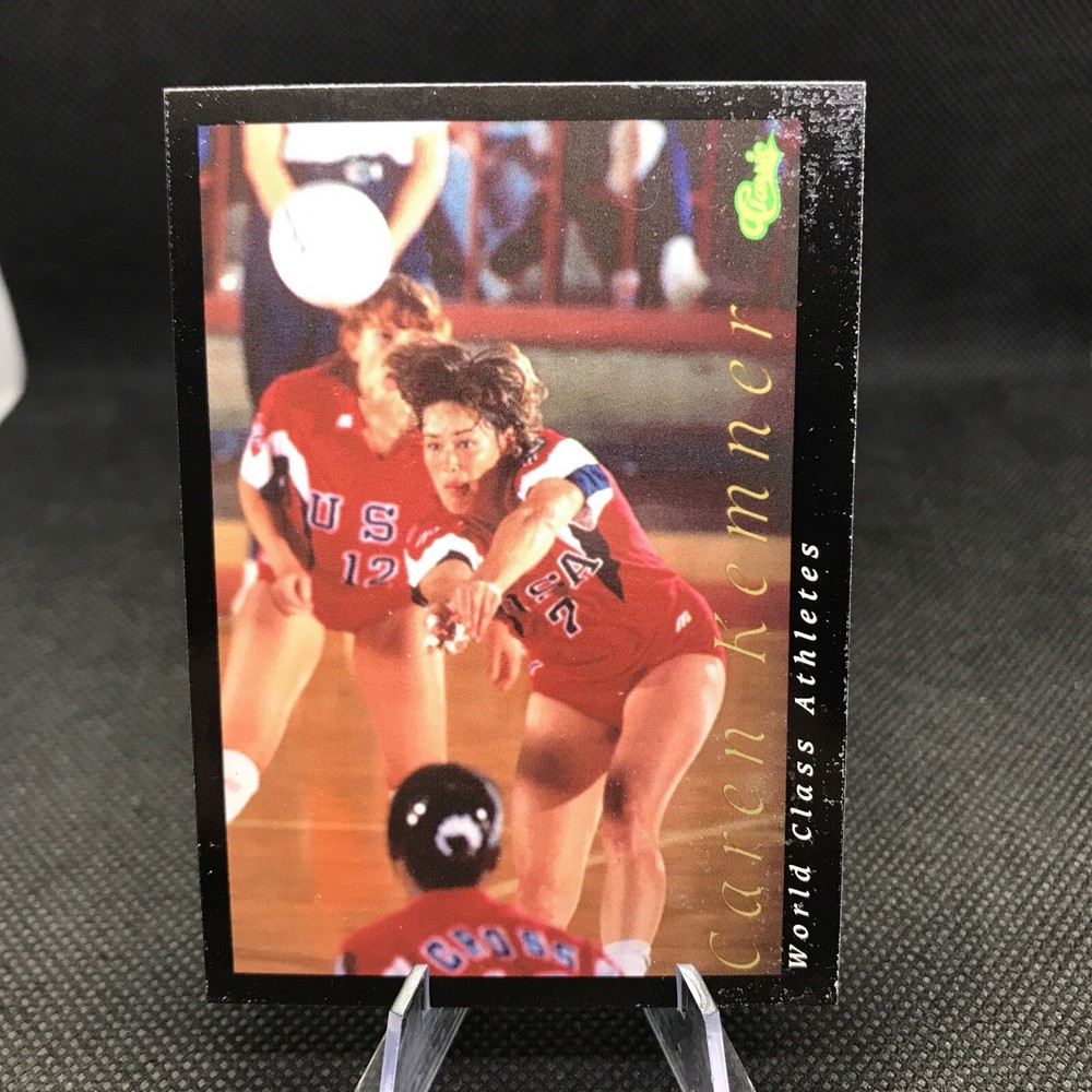 Tarjeta de voleibol clásica Caren Kemner 1992 #31 equipo EE. UU. POBRE