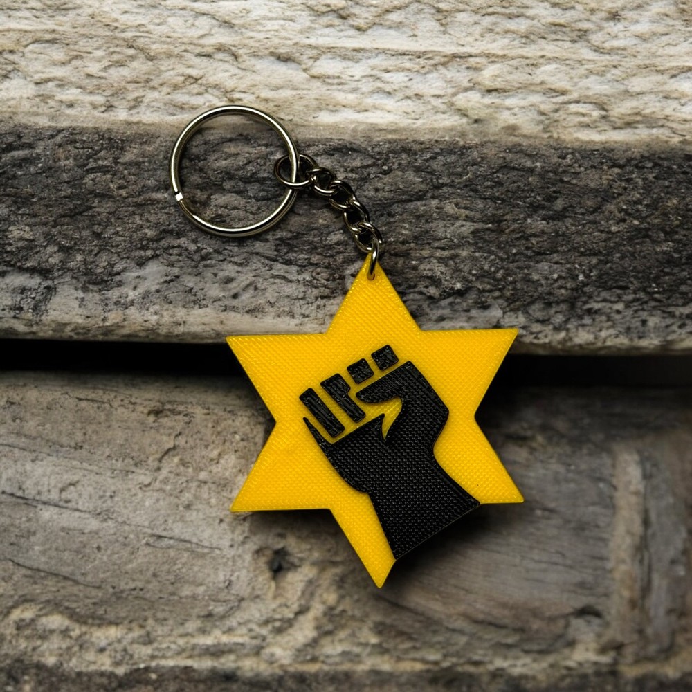 JDL Kach Party Meir Kahane Israel Jewish Defense League Keychain