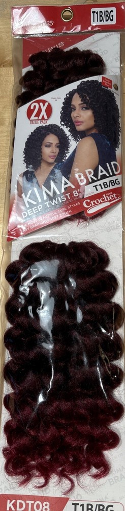 HARLEM 125 KIMA CROCHET BRAID Deep Twist  8