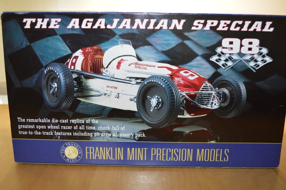 Franklin Mint 1/16 Agajanian Special + Pit Crew Accessories Opened only for Pic