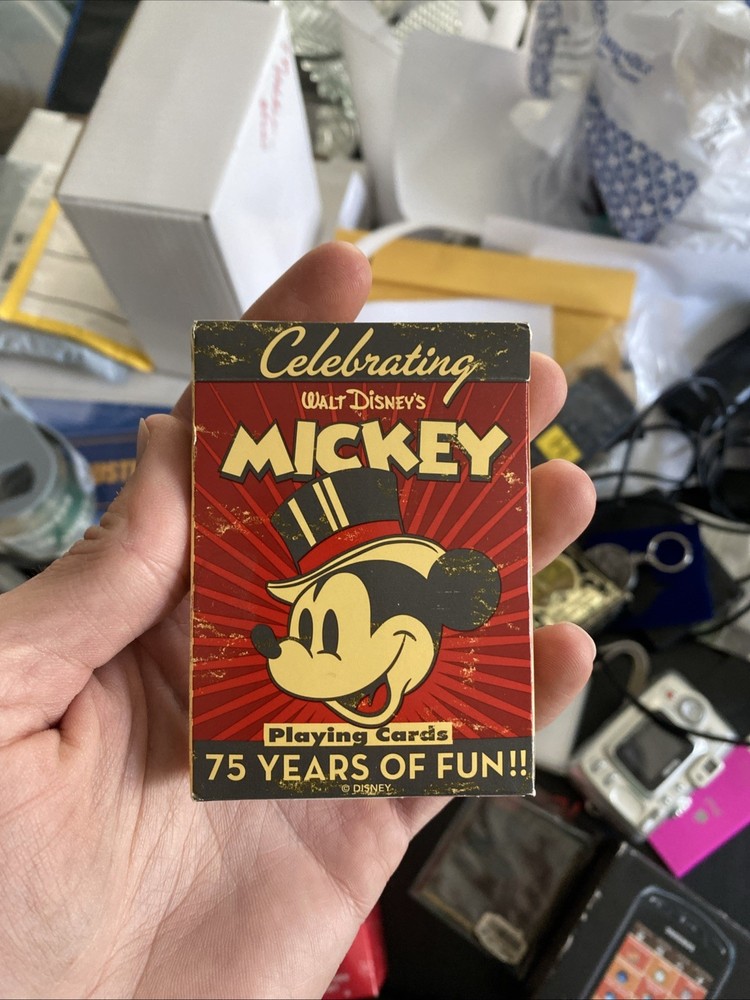 Disney Mickey Mouse 75th Anniversary Bicycle Playing Cards Deck