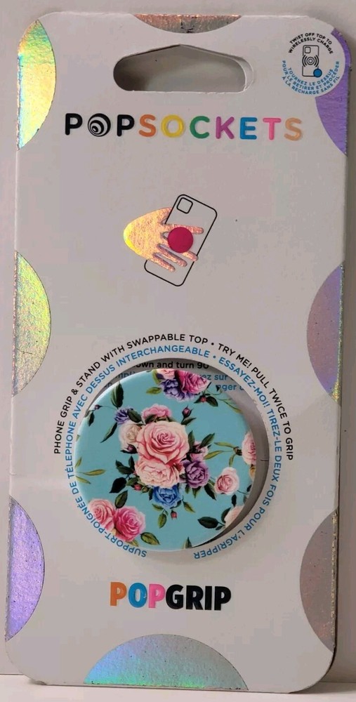 PopSocket Cell Phone Grip And Stand - Retro Wild Rose