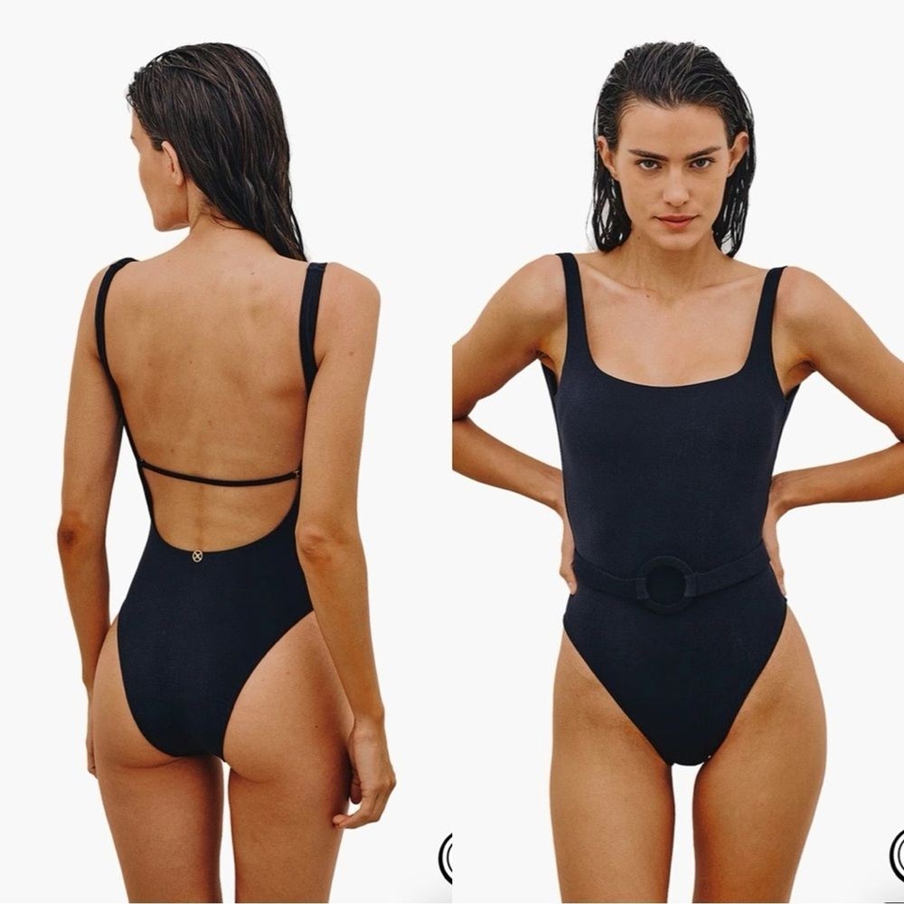 NWT VIX Zuri One Piece Black Swimwear Sz L