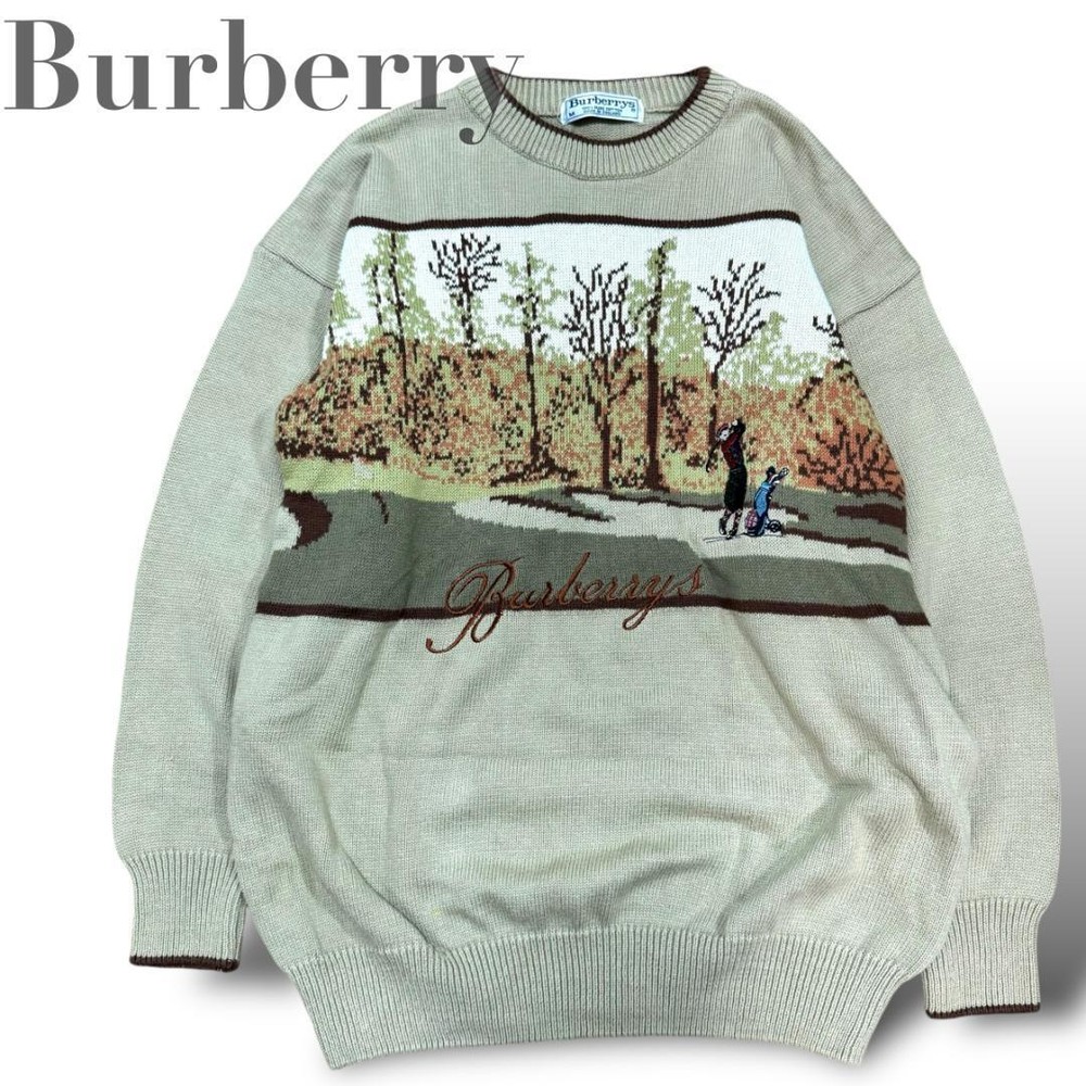 Burberry knit sweater Men's Fashion from Japan