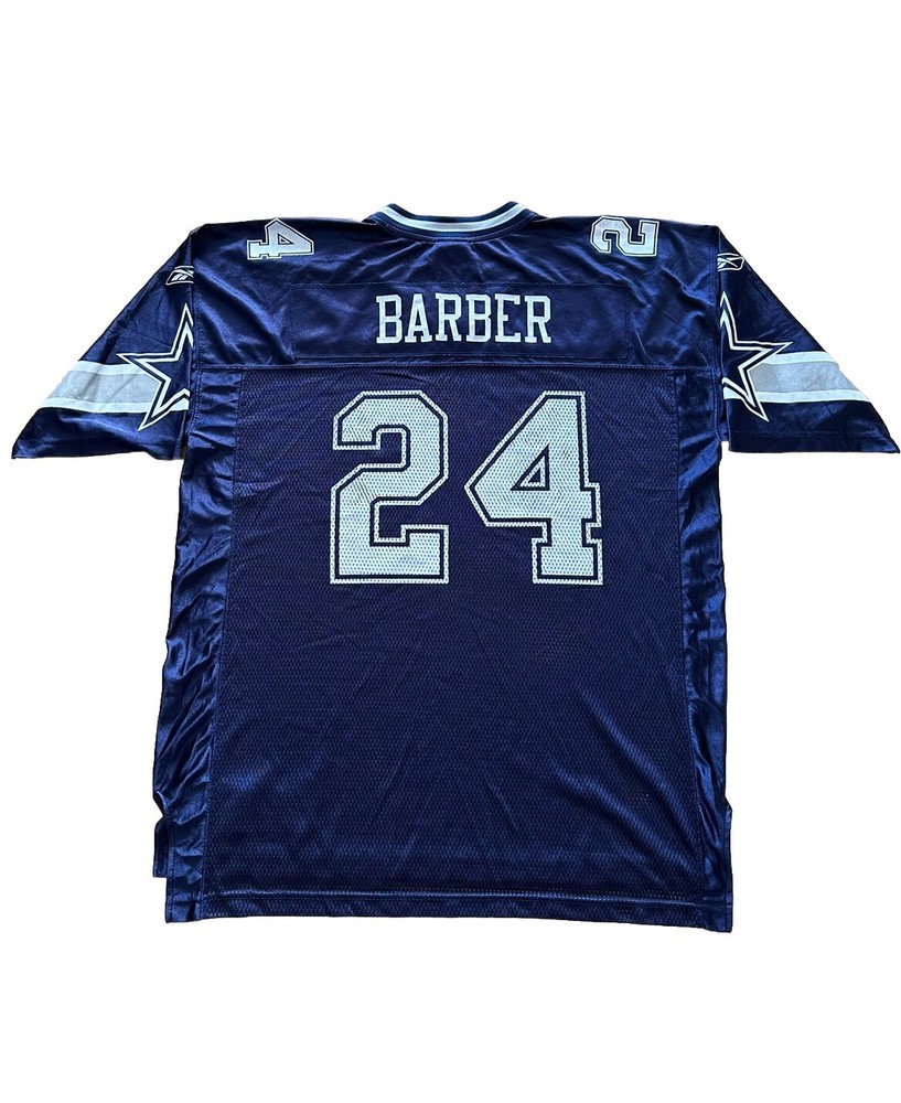 Vintage Reebok NFL Navy Dallas Cowboys Marion Barber XL Jersey #24