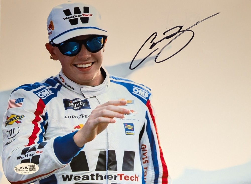Connor Zilisch Signed 8x10 Photo Autographed JSA COA NASCAR Rising Star Rookie