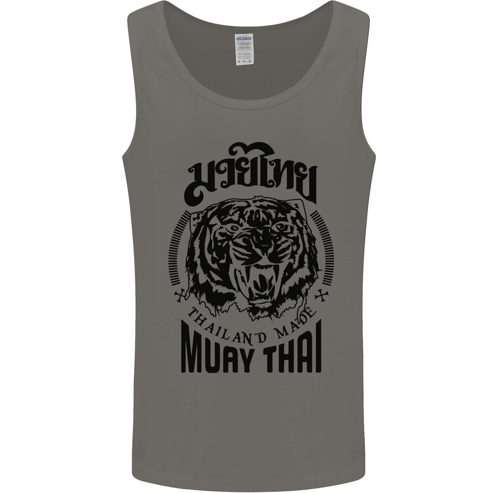 Muay Thai Fighter Warrior MMA Martial Arts Mens Vest Tank Top