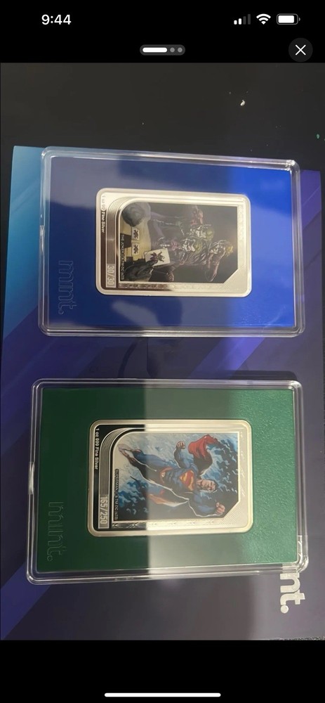 DC Trading Coins 1oz Silver Joker and Superman