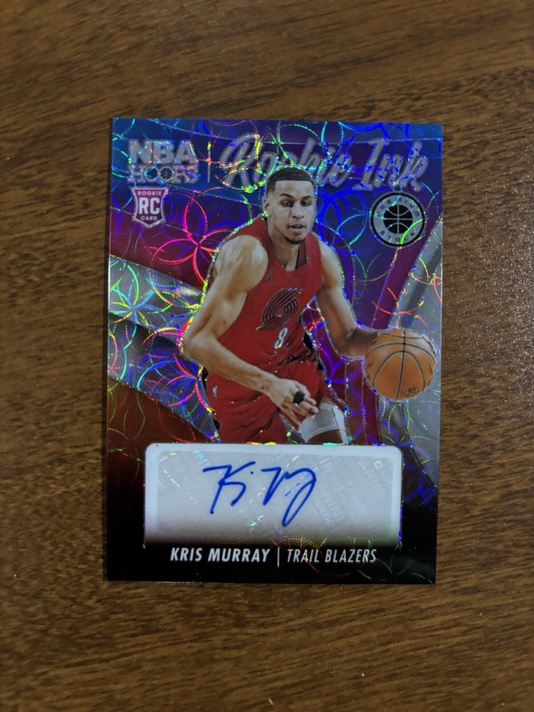 ✨KRIS MURRAY 2023-24 NBA Hoops Premium Stock Rookie Ink Auto SCOPE /75
