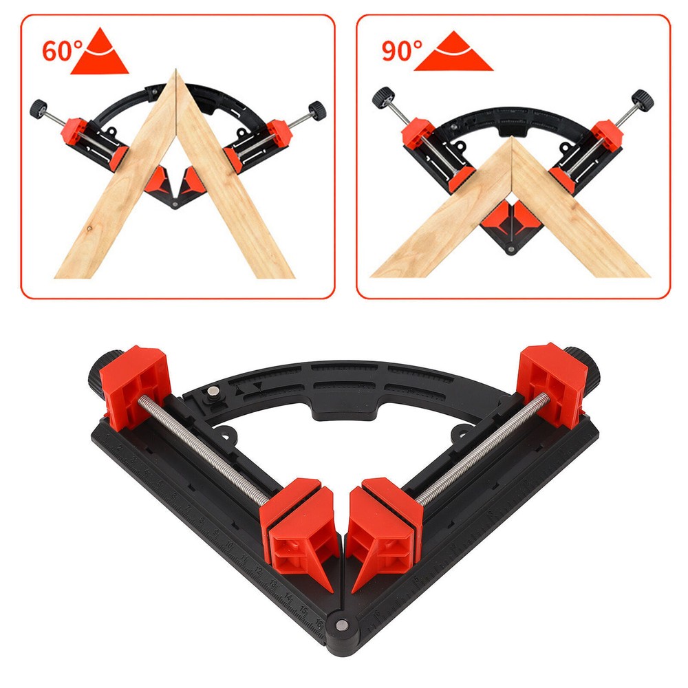 Fast Adjustable 30°-90° Multi Angle Corner Clamp for Woodworking