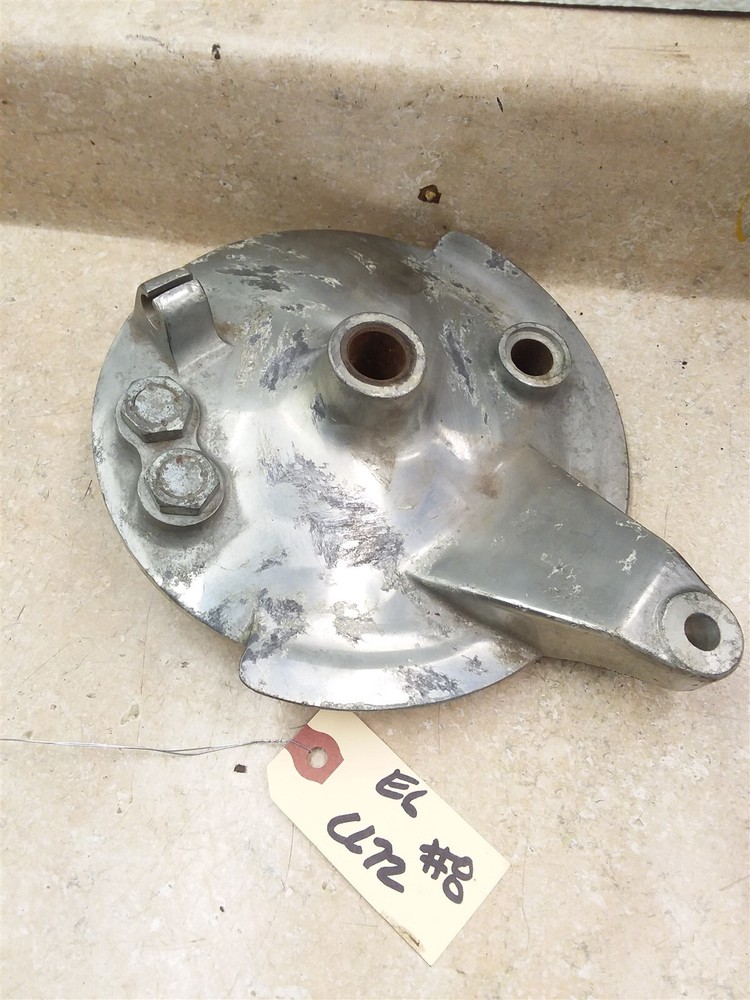 Honda 250 CL72 Scrambler NOS Rear Wheel brake Plate 60s Small Hub #8 ARP ANX E6