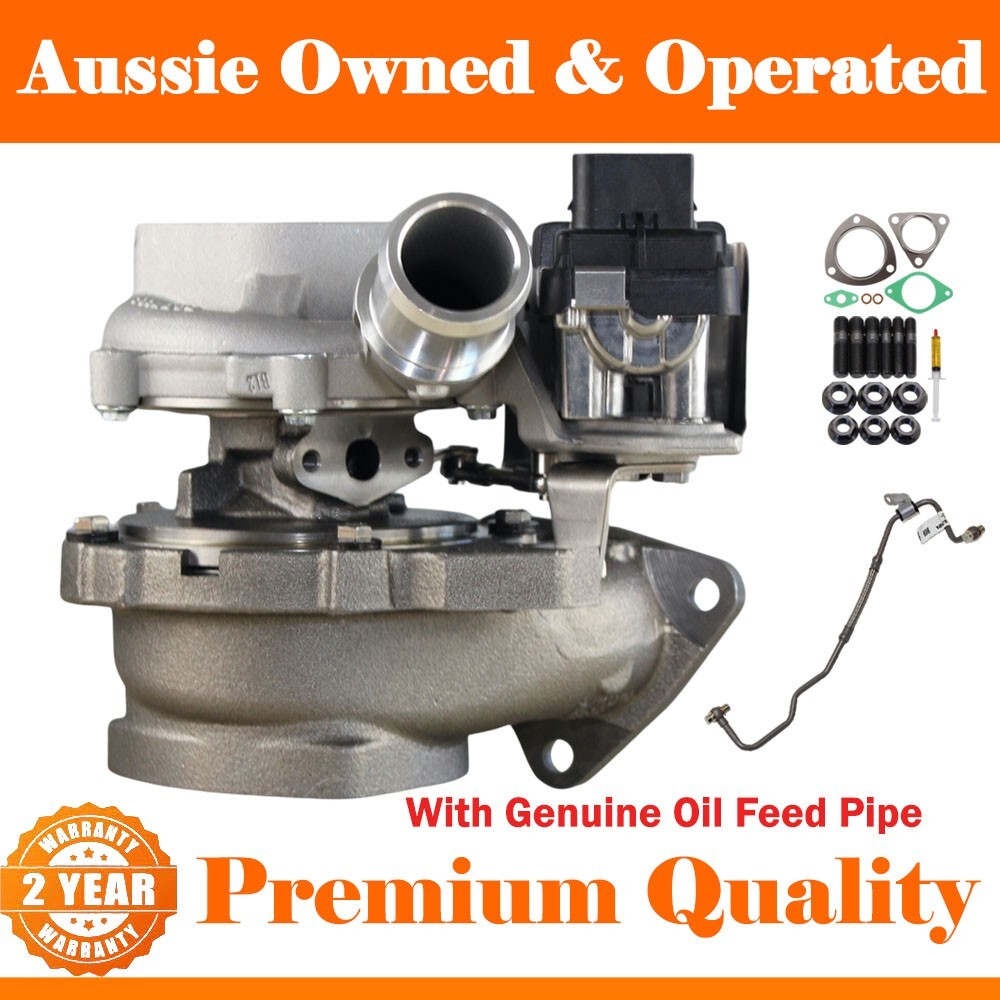 Turbo Charger With Genuine Oil Feed Pipe For Mazda BT-50 2.2L 2011 Onwards