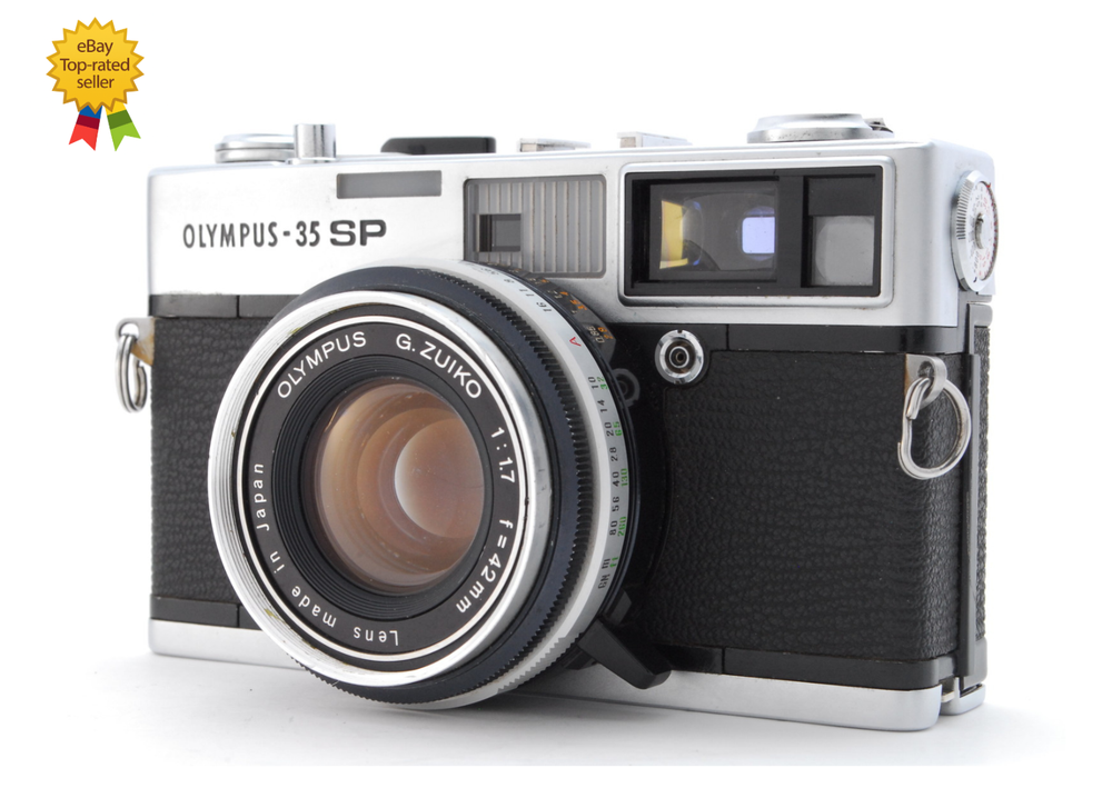OLYMPUS 35 SP 35mm Film Camera Rangefinder 42mm f/1.7 From JAPAN [CLA’d MINT]