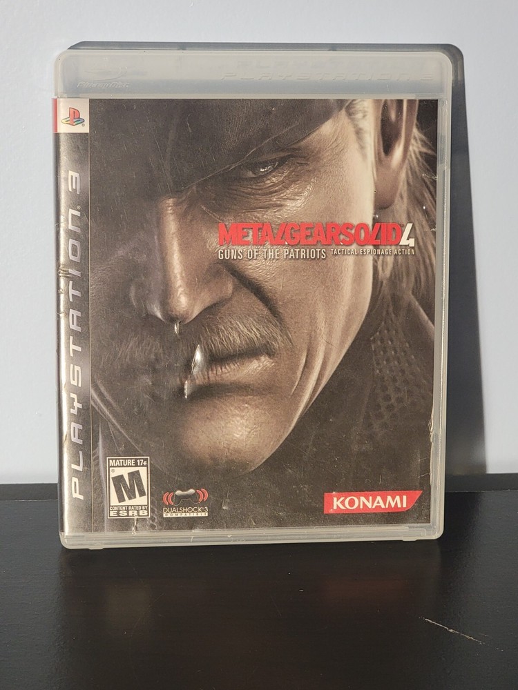 Metal Gear Solid 4 Guns of the Patriots PS3 2008 Complete in Box  