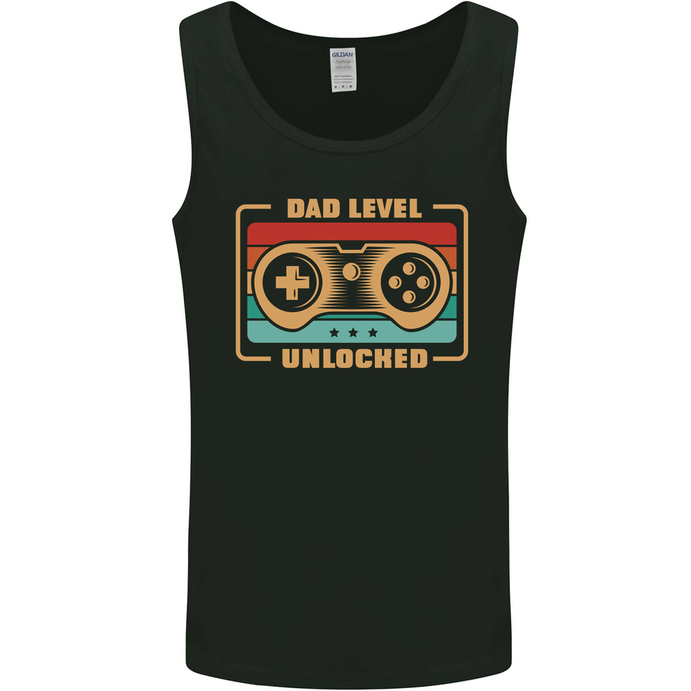 New Dad Father Gaming Gamer Baby Mens Vest Tank Top