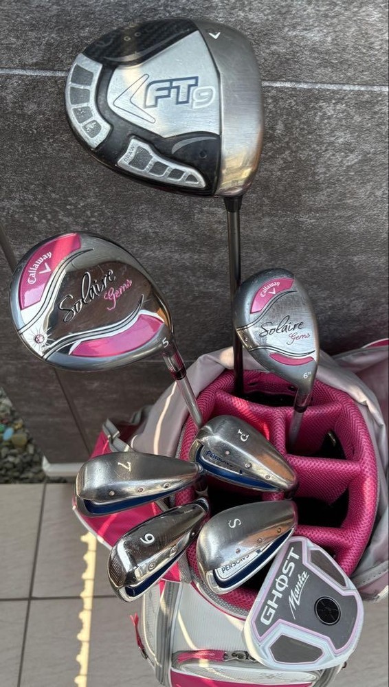 Callaway Women's Golf Clubs Set of 8 L Flex Includes 1W and Putter