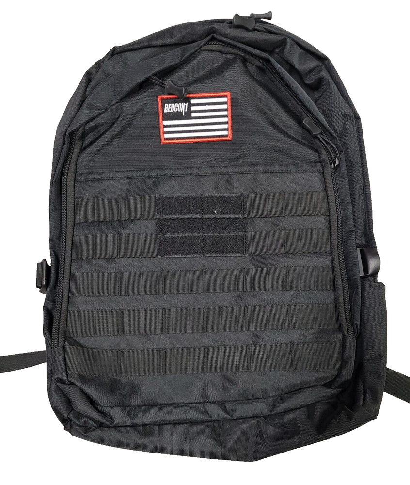 Redcon1 Tactical Black Backpack Gym Gear Bag