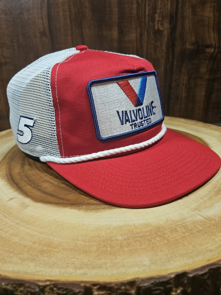 Kyle Larson Valvoline NASCAR Golfer Rope Snapback Adjustable Cap by New Era