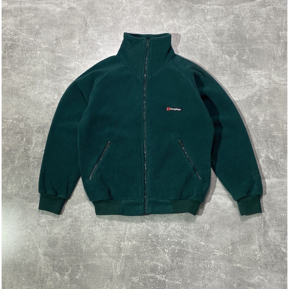 Vintage 80s Berghaus POLARTEC Fleece Jacket High Neck
