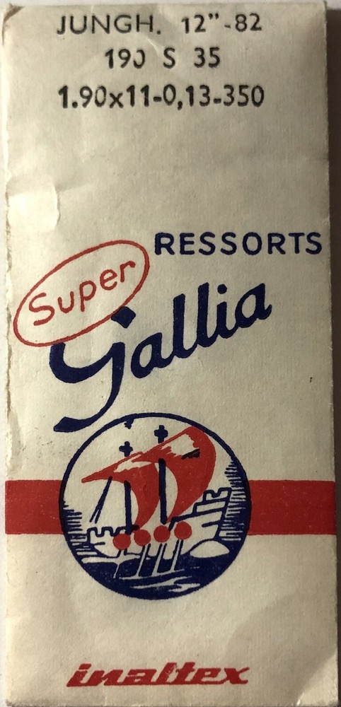 Junghans 12-82 Mainspring 1.90x0.19mm Ø11mm Watch Repair Part 350-190 S35