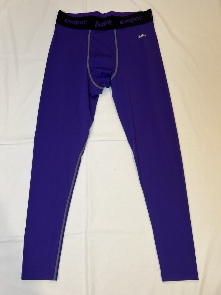 Eastbay Mens Large Purple Evapor Compression Pants New No Tags