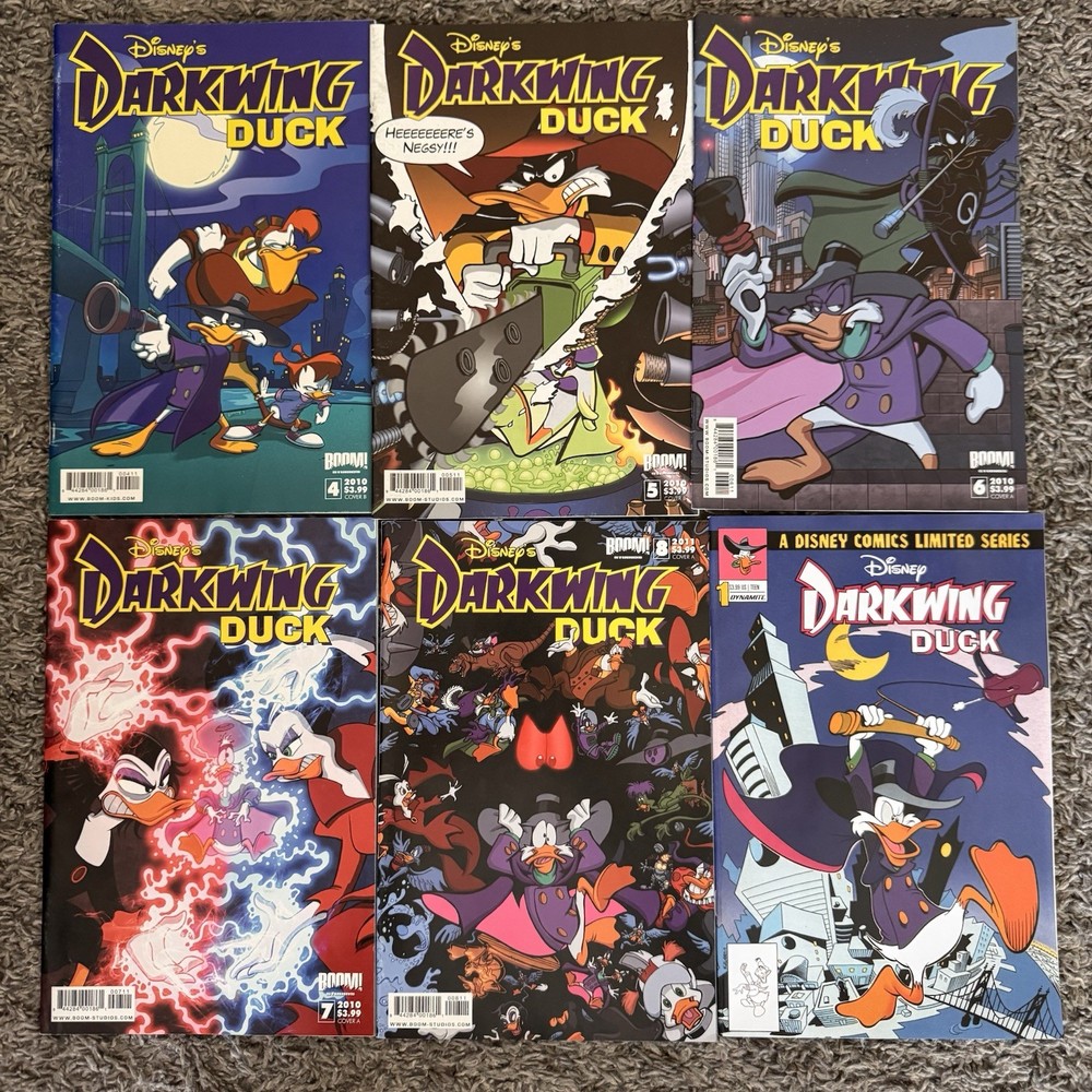 Darkwing Duck Comic Lot of 6 – BOOM! Studios & Disney Limited Series