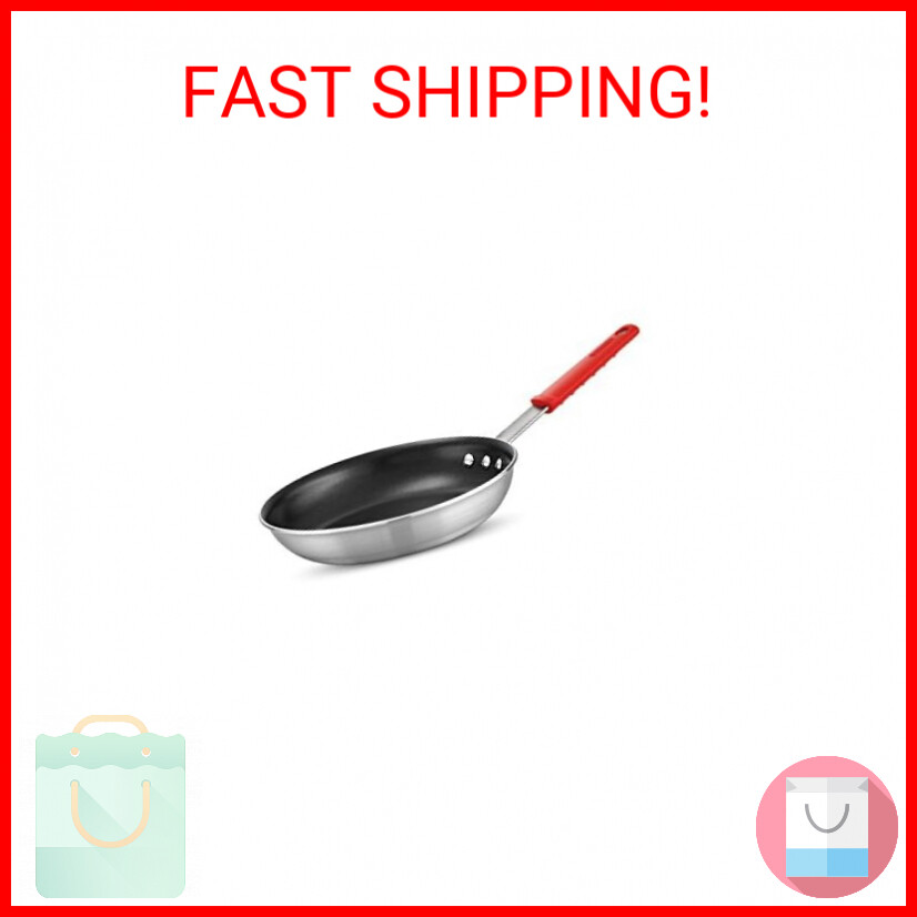 Tramontina Professional Series 10-Inch Fry Pan, Heavy-Gauge Aluminum with Reinfo