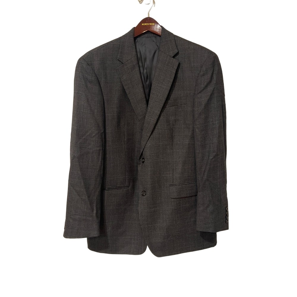 Ralph Lauren Lauren Gray Red Line Sport Coat 42L 1024