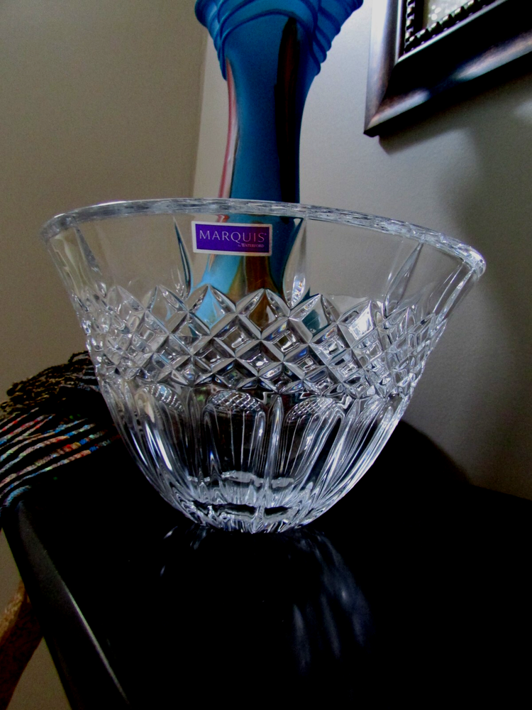 Marquis by Waterford Crystal 8-inch Shelton Collection Fruit Serving Bowl Made in Germany