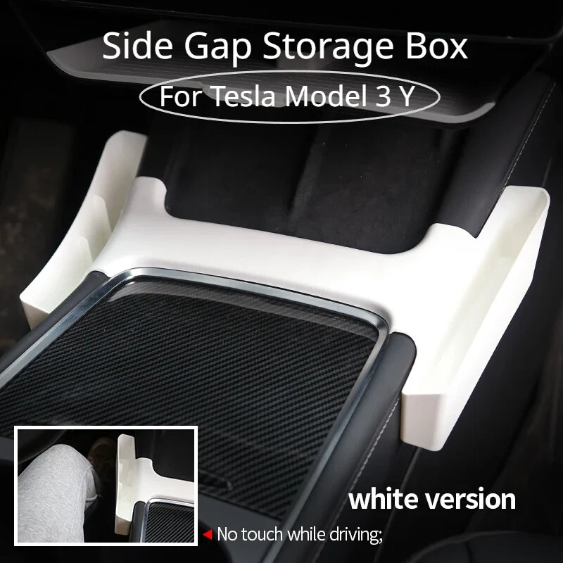 Tesla Model 3 Y Car Seat Gap Storage Organizer Box