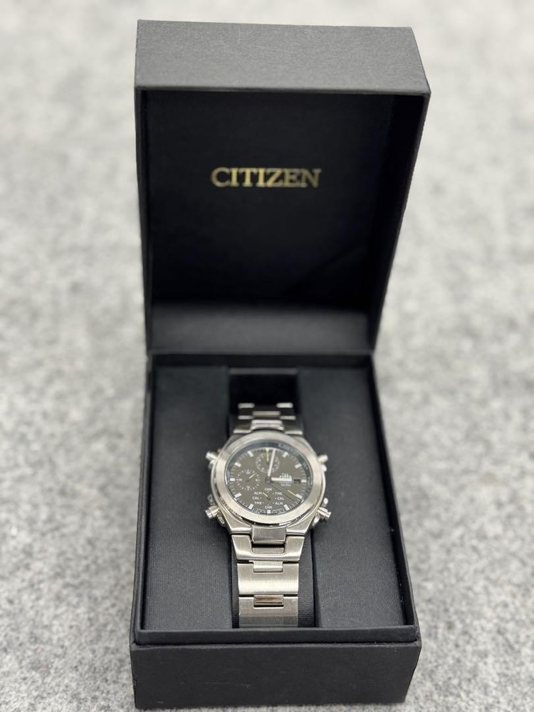 Citizen Chronograph Watch Silver/Black