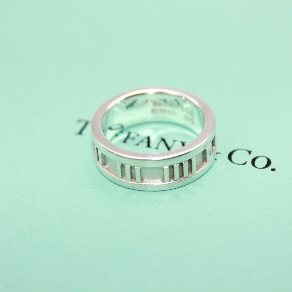 Tiffany & Co Atlas Sterling Silver Ring Size 8 Brand New