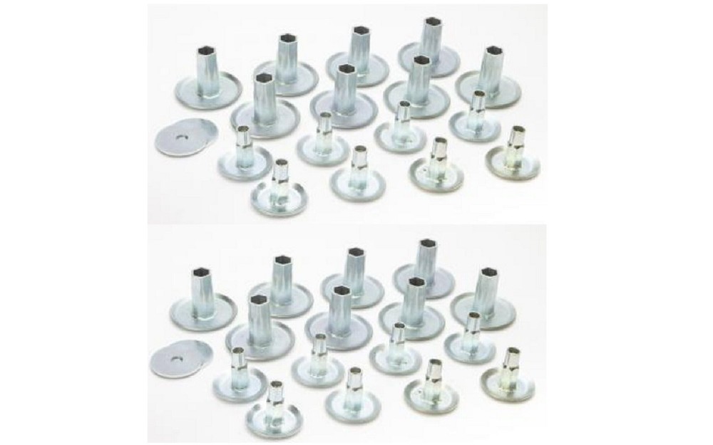 Daystar KF04050KV Set of 2 Body Mount Steel Sleeves Kit for 99-07 F250 2WD / 4WD