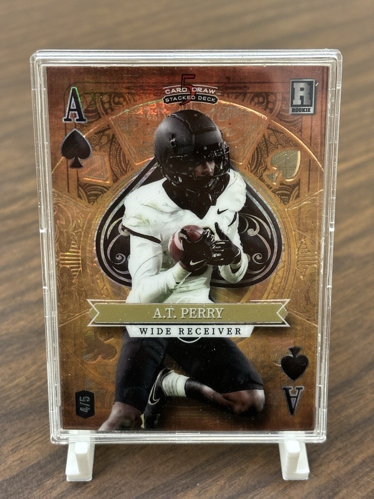 2023 Wild Card 5 Card Draw Stacked Deck - AT Perry - Ace Spades Rookie (RC) /5