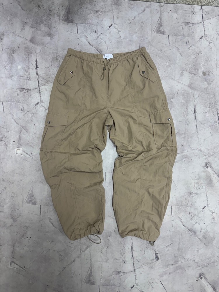Japanese-style nylon cargo parachute pants